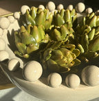 Revival Circular Bobble Bowl - Cream