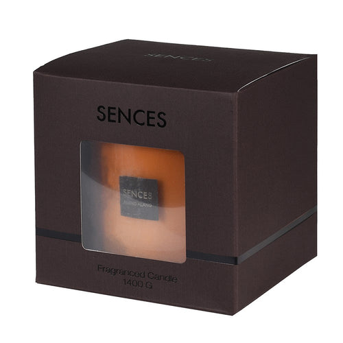 Large Sences Amber 3 Wick Candle image 1