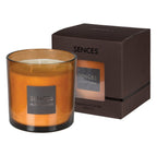 Large Sences Amber 3 Wick Candle image 3