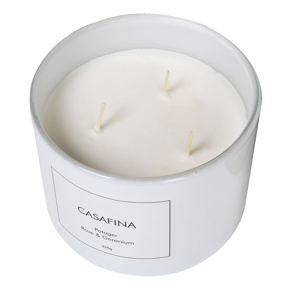 Potager Rose and Geranium Candle 325g image 1