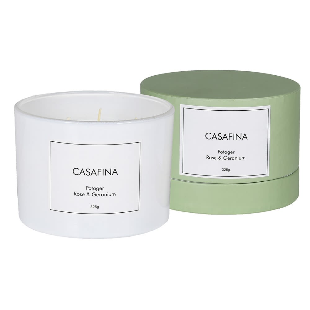 Potager Rose and Geranium Candle 325g image 2
