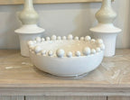 Revival Circular Bobble Bowl - White