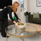 Revival Circular Bobble Bowl - Cream