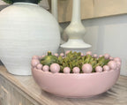 Revival Circular Bobble Bowl - Matte Rose