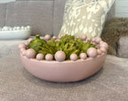 Revival Circular Bobble Bowl - Matte Rose