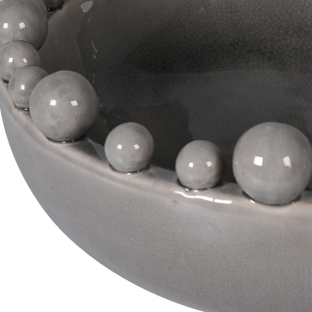 Revival Circular Bobble Bowl - Grey