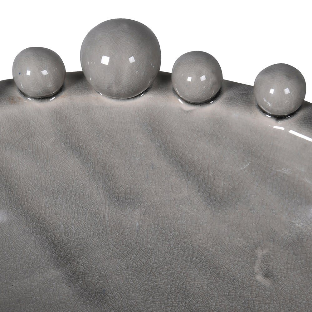 Revival Circular Bobble Bowl - Grey