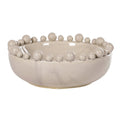 Revival Circular Bobble Bowl - Cream
