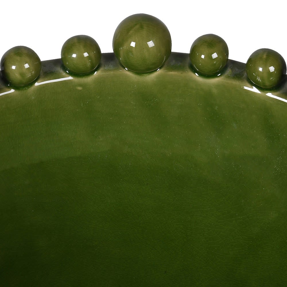 Revival Circular Bobble Bowl - Green