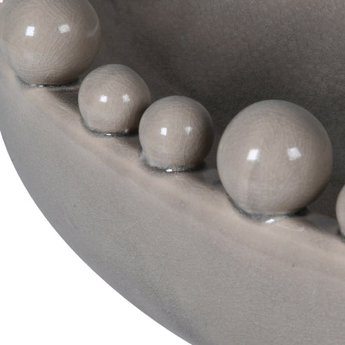 Aquilla Oval Bobble Bowl - Cream