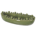 Aquilla Oval Bobble Bowl - Green