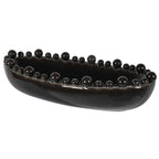 Aquilla Oval Bobble-Edged Bowl Black