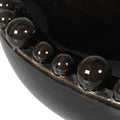 Aquilla Oval Bobble-Edged Bowl Black