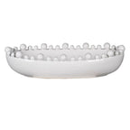 Aquilla Oval Bobble Bowl - White