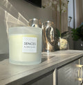 Large Sences White 3 Wick Candle