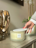 Sences White Alang Alang Lidded Candle