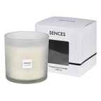 Large Sences White 3 Wick Candle image 3